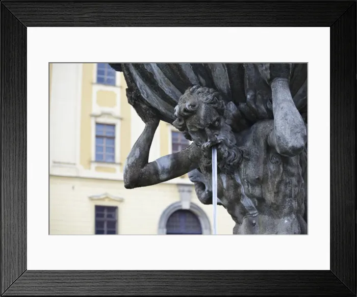 Framed Print : Czech Republic, Moravia, Olomouc, Fountain Of The Tritons In Republic Square (Nam Framed Print : Czech Republic, Moravia, Olomouc, Fountain Of The Tritons In Republic Square (Nam