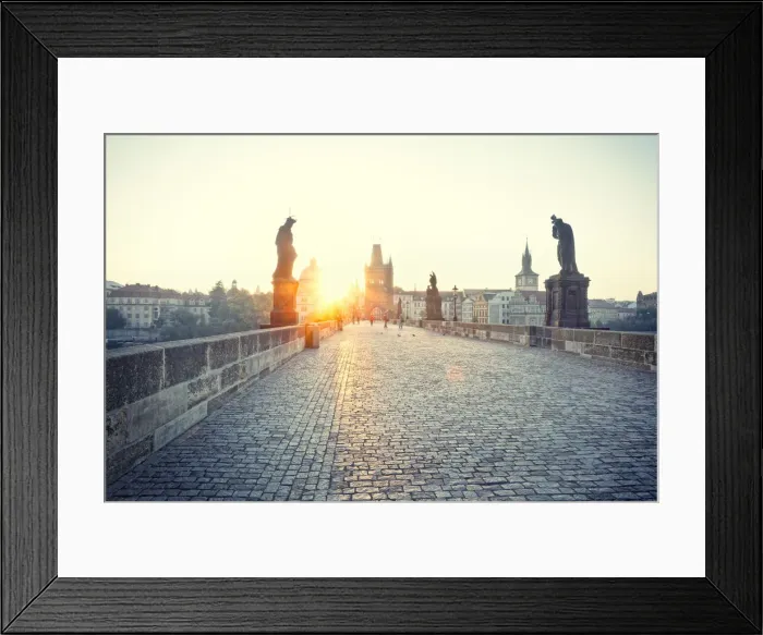 Framed Print : Europe, Czech Republic, Central Bohemia Region, Prague. Charles Bridge Framed Print : Europe, Czech Republic, Central Bohemia Region, Prague. Charles Bridge
