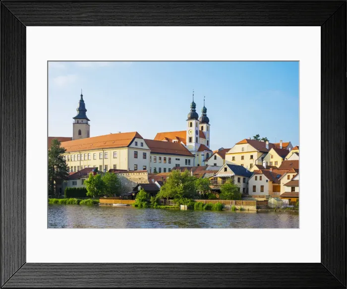 Framed Print : Czech Republic, Vysocina Region, Telc Framed Print : Czech Republic, Vysocina Region, Telc