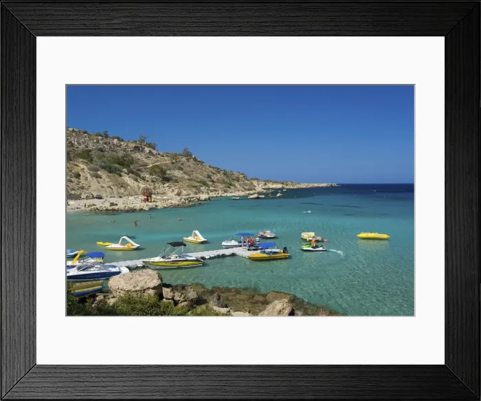 Framed Print : Konnos Beach near Protaras, Agia Napa, Cyprus Framed Print : Konnos Beach near Protaras, Agia Napa, Cyprus
