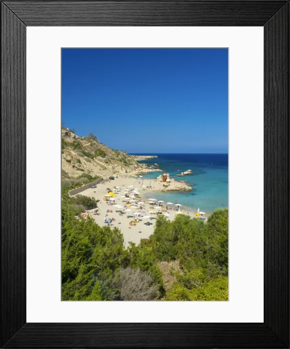Framed Print : Konnos Beach near Protaras, Agia Napa, Cyprus Framed Print : Konnos Beach near Protaras, Agia Napa, Cyprus