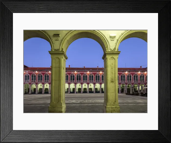 Framed Print : Prokurative neo-renaissance buildings in Trg Republike square, Split, Dalmatia, Croatia Framed Print : Prokurative neo-renaissance buildings in Trg Republike square, Split, Dalmatia, Croatia