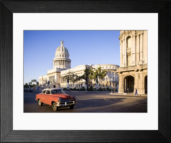 Framed Print : Capitolio, Central Havana, Cuba