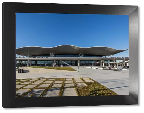 The new terminal of Zagreb International Airport, Zagreb, Croatia