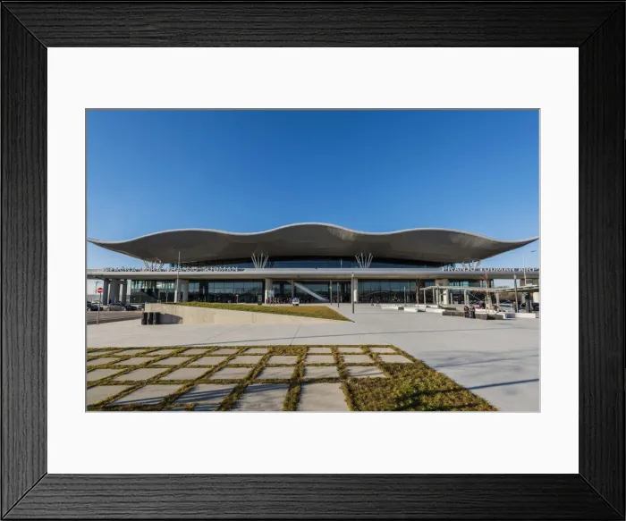 Framed Print : The new terminal of Zagreb International Airport, Zagreb, Croatia Framed Print : The new terminal of Zagreb International Airport, Zagreb, Croatia