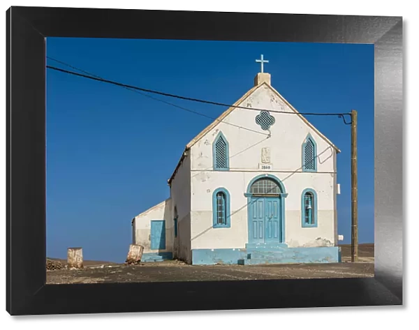 africa, Cape Verde, Sal. Lady compassion Chapel of Pedra Lume