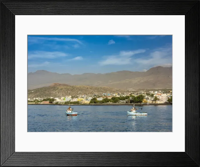 Framed Print : africa, Cape Verde, Santo Antao. Arriving at Porto Novo Framed Print : africa, Cape Verde, Santo Antao. Arriving at Porto Novo