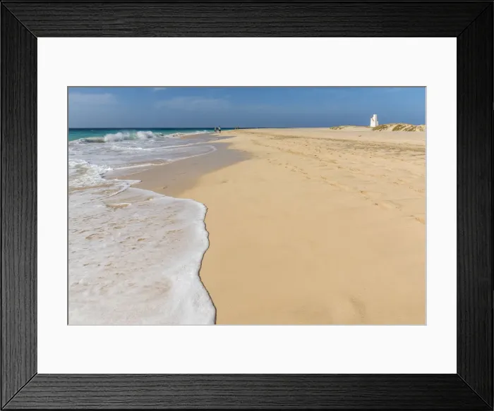 Framed Print : africa, Cape Verde, Sal. Santa Maria Beach Framed Print : africa, Cape Verde, Sal. Santa Maria Beach