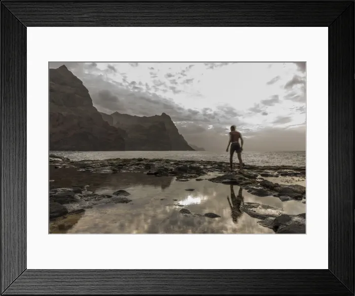 Framed Print : Africa, Cape Verde, Santo Antao. Sunset in Ponta do Sol Framed Print : Africa, Cape Verde, Santo Antao. Sunset in Ponta do Sol