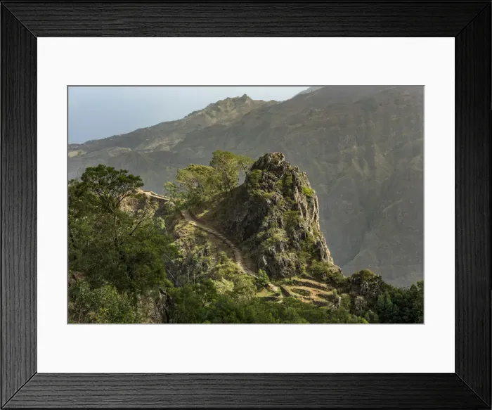 Framed Print : africa, Cape Verde, Santo Antao. view from the old panoramic road Framed Print : africa, Cape Verde, Santo Antao. view from the old panoramic road
