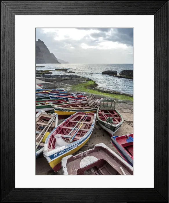 Framed Print : africa, Cape Verde, Santo Antao. harbour of ponta do sol Framed Print : africa, Cape Verde, Santo Antao. harbour of ponta do sol