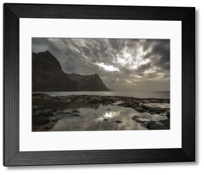 Framed Print : Africa, Cape Verde, Santo Antao. Sunset in Ponta do Sol Framed Print : Africa, Cape Verde, Santo Antao. Sunset in Ponta do Sol