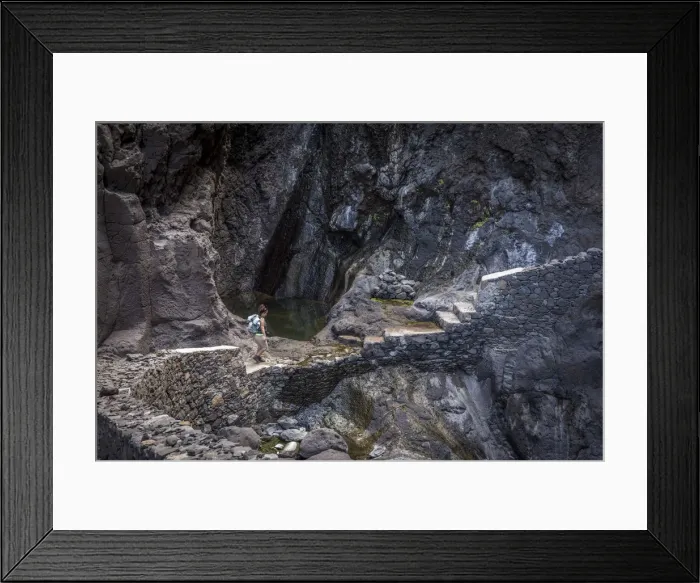 Framed Print : africa, Cape Verde, Santo Antao. The coastal path Framed Print : africa, Cape Verde, Santo Antao. The coastal path