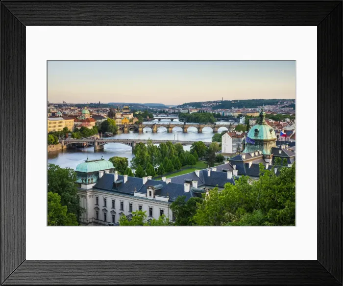 Framed Print : Czech Republic, Prague. View of Prague on the Vltava River from Letna Park, on Letna Hill Framed Print : Czech Republic, Prague. View of Prague on the Vltava River from Letna Park, on Letna Hill
