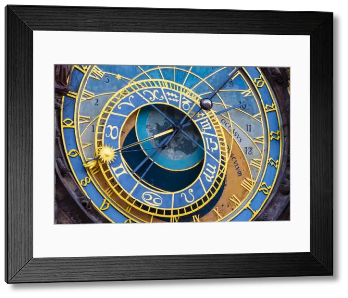 Framed Print : Czech Republic, Prague, Stare Mesto (Old Town). Prague Astronomical Clock (Prague Orloj) Framed Print : Czech Republic, Prague, Stare Mesto (Old Town). Prague Astronomical Clock (Prague Orloj)