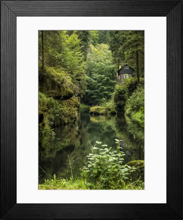 Framed Print : europe, Czech Republic, Hrensko. The Kamnitz Gorge Framed Print : europe, Czech Republic, Hrensko. The Kamnitz Gorge
