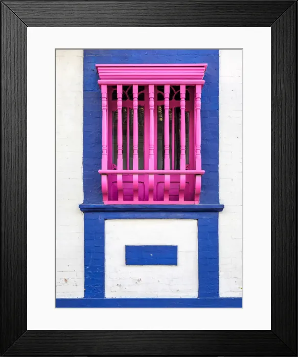 Framed Print : Architecture of La Candelaria, detailed view, Bogota, Capital District, Colombia Framed Print : Architecture of La Candelaria, detailed view, Bogota, Capital District, Colombia