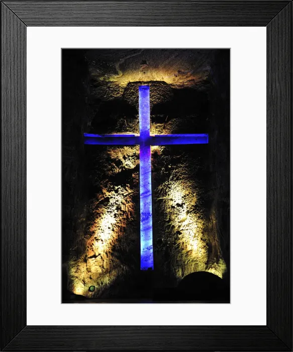 Framed Print : Salt Cathedral of Zipaquira, Colombia, South America Framed Print : Salt Cathedral of Zipaquira, Colombia, South America