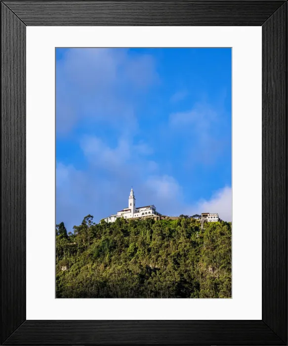 Framed Print : Monserrate Sanctuary, Bogota, Capital District, Colombia