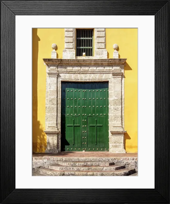 Framed Print : Church of the Holy Trinity, Getsemani, Cartagena, Bolivar Department, Colombia Framed Print : Church of the Holy Trinity, Getsemani, Cartagena, Bolivar Department, Colombia