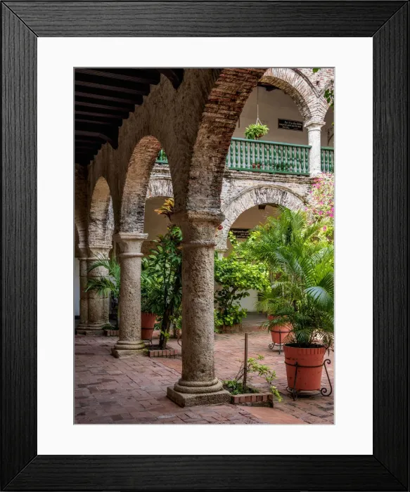 Framed Print : Convent of Santa Cruz de la Popa, Cartagena, Bolivar Department, Colombia