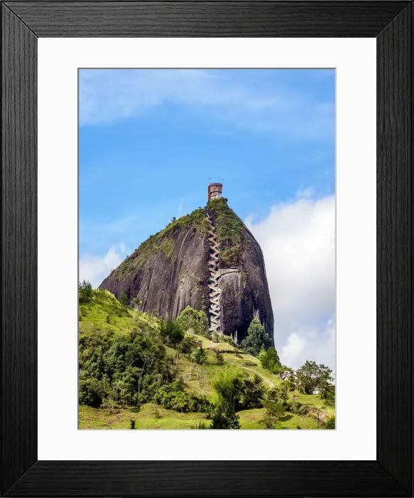 Framed Print : El Penon de Guatape, Rock of Guatape, Antioquia Department, Colombia Framed Print : El Penon de Guatape, Rock of Guatape, Antioquia Department, Colombia