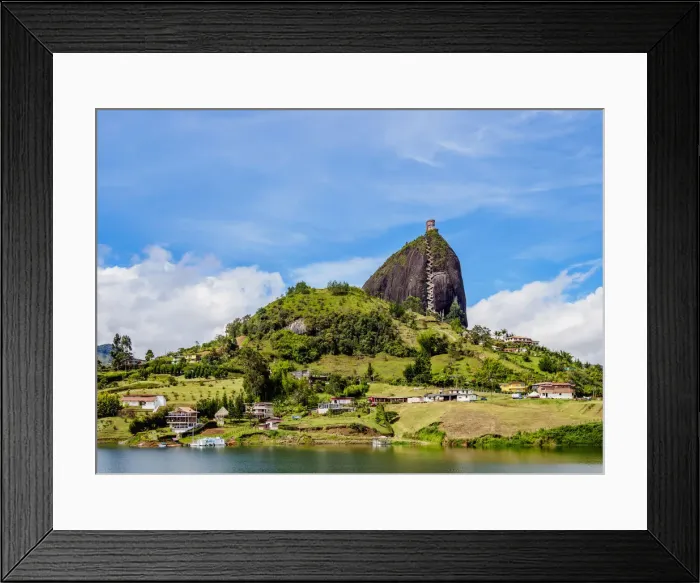 Framed Print : El Penon de Guatape, Rock of Guatape, Antioquia Department, Colombia Framed Print : El Penon de Guatape, Rock of Guatape, Antioquia Department, Colombia