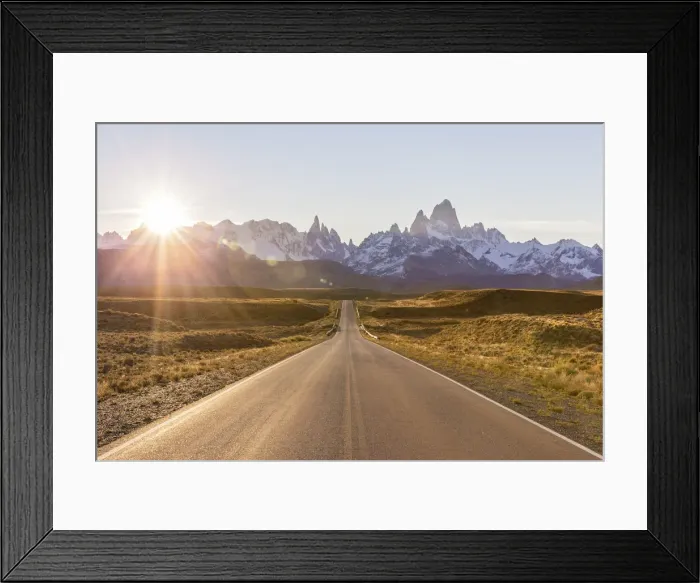 Framed Print : Argentina, Patagonia, Santa Cruz Province, Los Glaciares National Park, the road to El Framed Print : Argentina, Patagonia, Santa Cruz Province, Los Glaciares National Park, the road to El