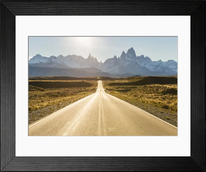 Framed Print : Argentina, Patagonia, Santa Cruz Province, Los Glaciares National Park, the road to El Framed Print : Argentina, Patagonia, Santa Cruz Province, Los Glaciares National Park, the road to El