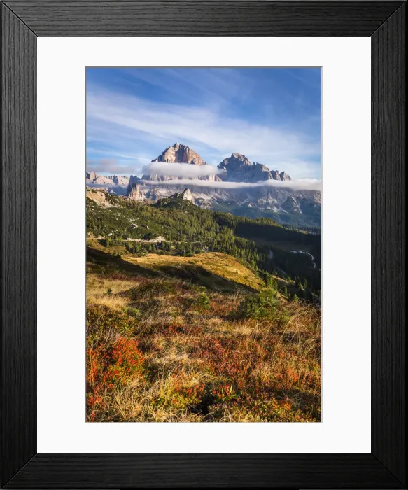 Framed Print : Autumn colors at Giau pass, Cortina d Ampezzo, Belluno district, Veneto, Italy, Europe Framed Print : Autumn colors at Giau pass, Cortina d Ampezzo, Belluno district, Veneto, Italy, Europe