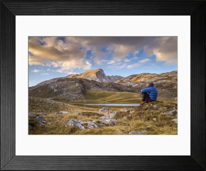 Framed Print : Fosses Lake with mount Croda del Beco, Cortina d Ampezzo, Belluno district, Veneto Framed Print : Fosses Lake with mount Croda del Beco, Cortina d Ampezzo, Belluno district, Veneto