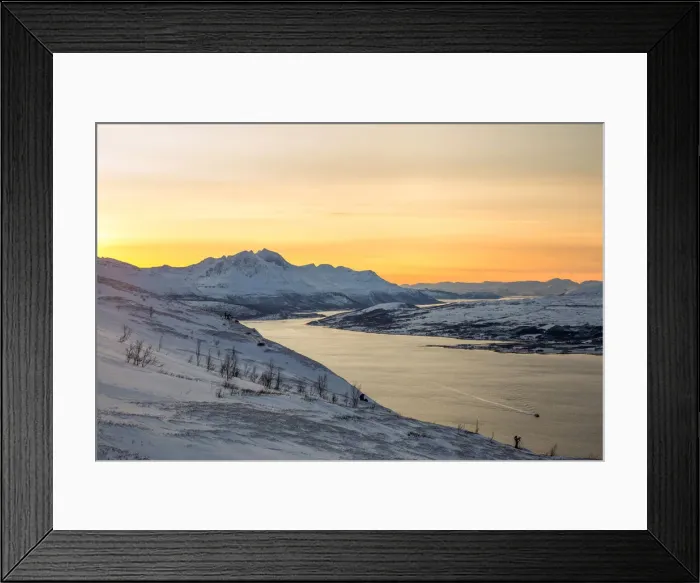 Framed Print : Sunset at Troms, Troms county, Norway, Europe Framed Print : Sunset at Troms, Troms county, Norway, Europe