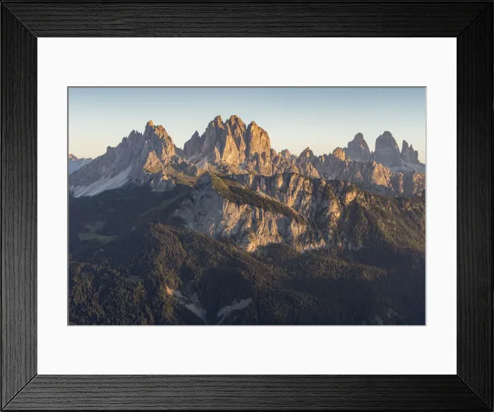 Framed Print : Group of Cadini di Misurina at sunrise, Ansiei Valley, Auronzo di Cadore, Belluno district Framed Print : Group of Cadini di Misurina at sunrise, Ansiei Valley, Auronzo di Cadore, Belluno district
