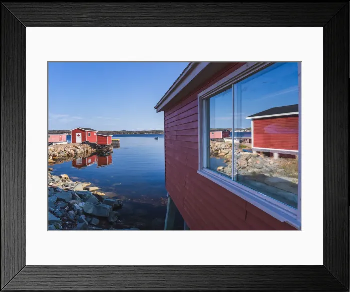 Framed Print : The fishing village of Joe Batts Arm, Fogo Island, Newfoundland and Labrador, Canada Framed Print : The fishing village of Joe Batts Arm, Fogo Island, Newfoundland and Labrador, Canada