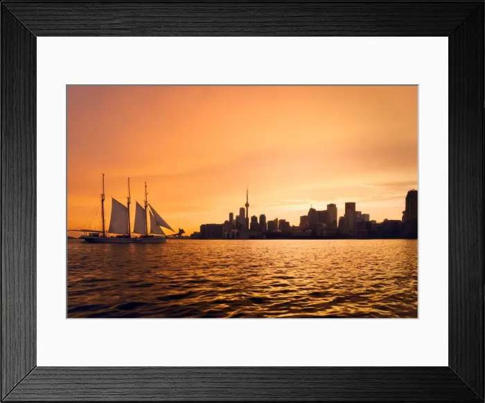 Framed Print : Canada, Ontario, Toronto, View of CN Tower and city skyline Framed Print : Canada, Ontario, Toronto, View of CN Tower and city skyline