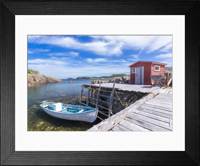 Framed Print : Fishing village of Salvage, Newfoundland, Newfoundland and Labrador, Canada Framed Print : Fishing village of Salvage, Newfoundland, Newfoundland and Labrador, Canada