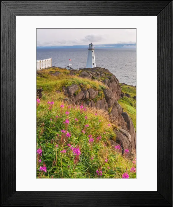 Framed Print : Cape Spear Lighthouse, built in 1836, occupies the most eastern point in North America