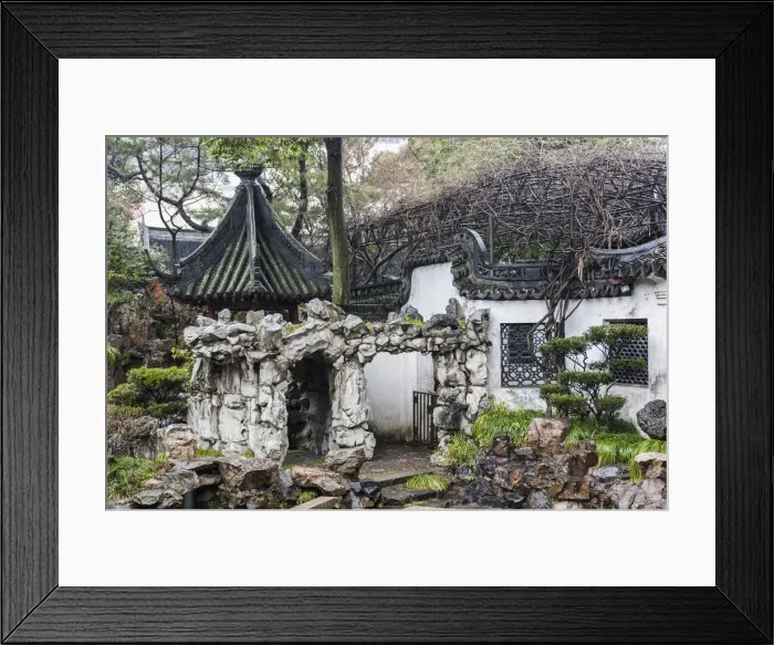Framed Print : China, Shanghai, Old Town, YuYuan Gardens Framed Print : China, Shanghai, Old Town, YuYuan Gardens