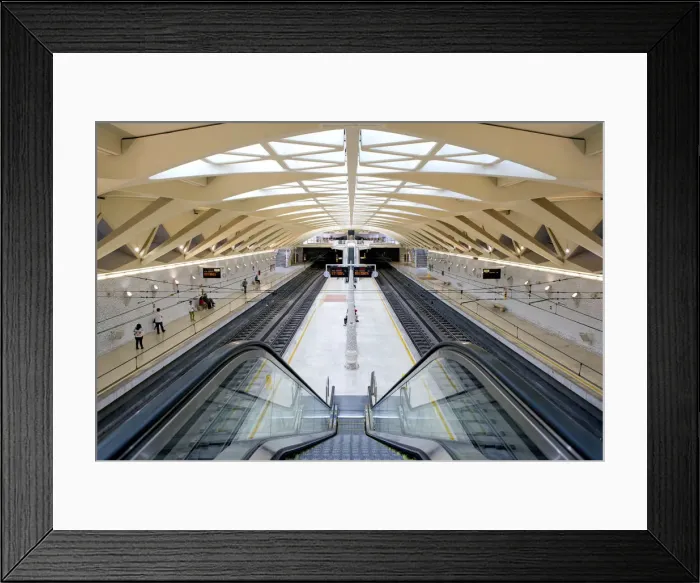 Framed Print : Valencia, Spain. Inside the metro station of Xativa Framed Print : Valencia, Spain. Inside the metro station of Xativa
