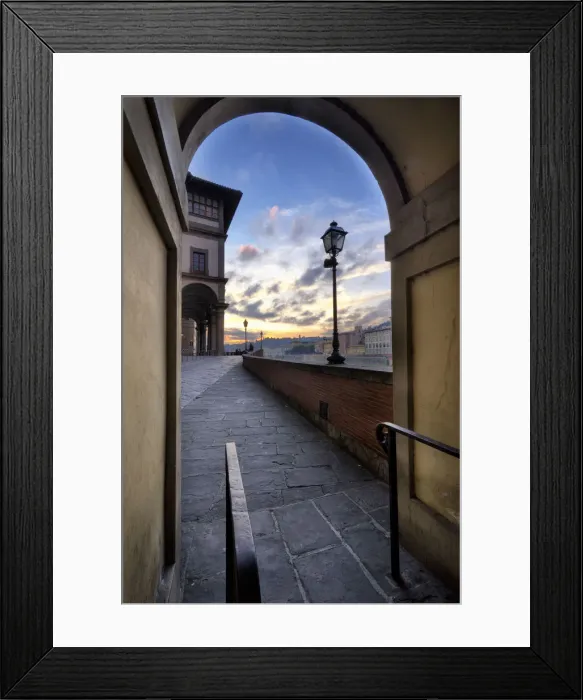Framed Print : Florence, Tuscany, Italy. Sunrise in Florence Framed Print : Florence, Tuscany, Italy. Sunrise in Florence