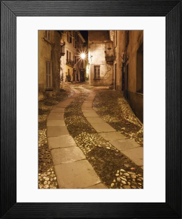 Framed Print : Compiano village by nighy, Taro valley, Parma province, Emilia Romagna, Italy, Europe Framed Print : Compiano village by nighy, Taro valley, Parma province, Emilia Romagna, Italy, Europe