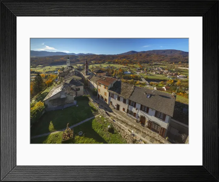 Framed Print : Compiano village, Taro valley, Parma province, Emilia Romagna, Italy, Europe Framed Print : Compiano village, Taro valley, Parma province, Emilia Romagna, Italy, Europe