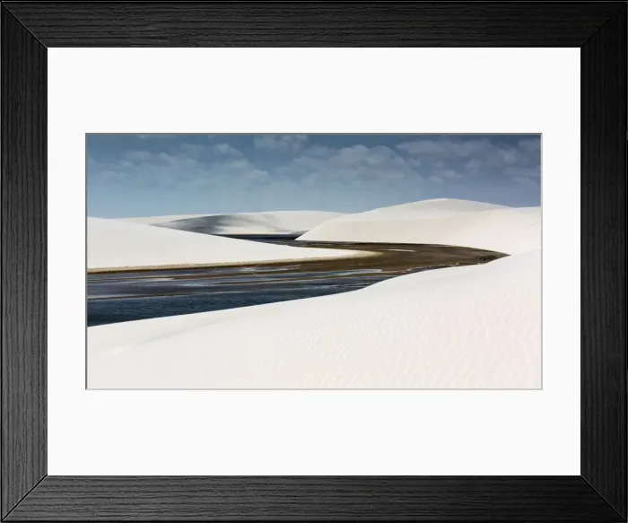 Framed Print : Lencois Maranhenses near Barreirinhas. Maranhao, Brazil, South America