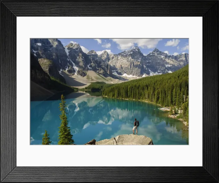 Framed Print : Moraine Lake, Banff Park, Canada Framed Print : Moraine Lake, Banff Park, Canada