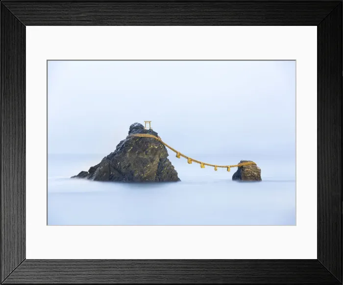 Framed Print : Meoto Iwa, Futami, Japan Framed Print : Meoto Iwa, Futami, Japan