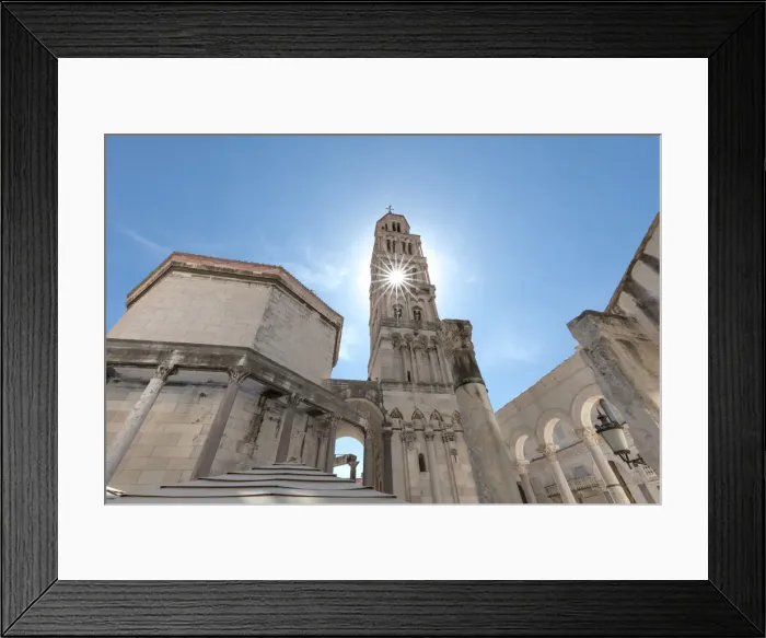 Framed Print : Saint Domnius Chathedral at Diocletians Palace, Split, Dalmatia, Croatia Framed Print : Saint Domnius Chathedral at Diocletians Palace, Split, Dalmatia, Croatia