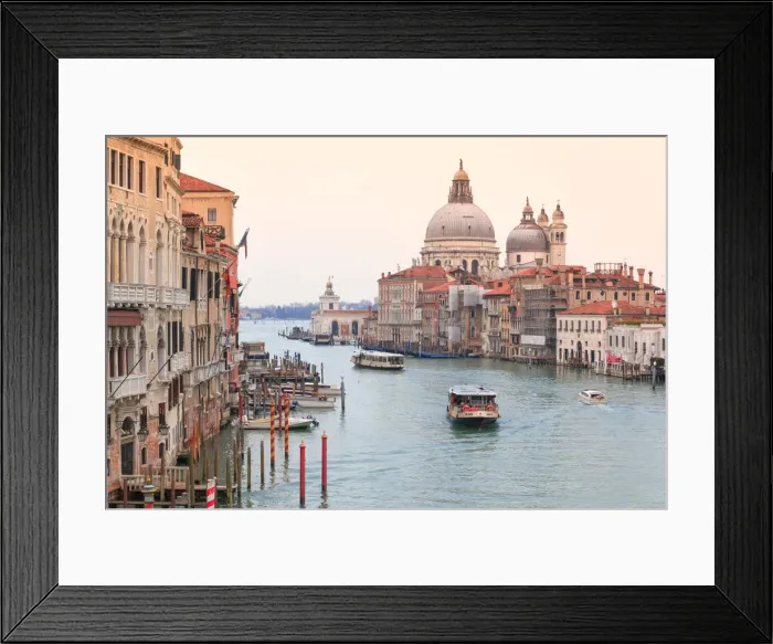 Framed Print : Europe, Italy, Veneto, Venice. Iconic view of the Gran Canal from the Accademia bridge Framed Print : Europe, Italy, Veneto, Venice. Iconic view of the Gran Canal from the Accademia bridge