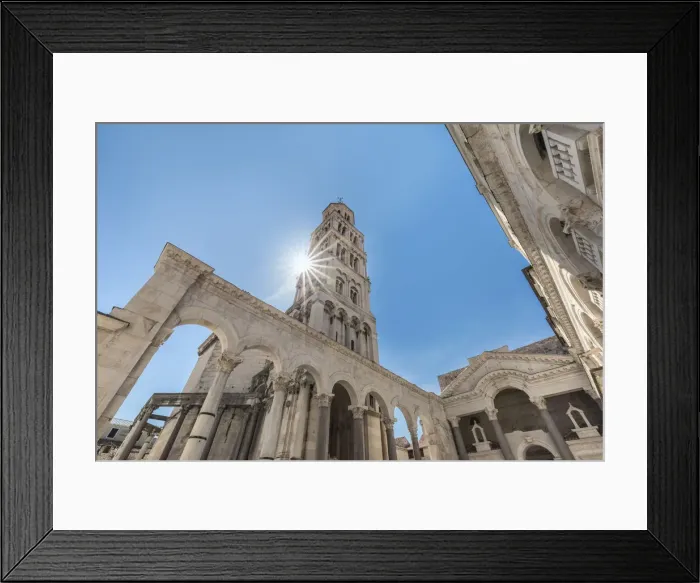 Framed Print : Saint Domnius Chatedral at Diocletians Palace, Split, Dalmatia, Croatia Framed Print : Saint Domnius Chatedral at Diocletians Palace, Split, Dalmatia, Croatia