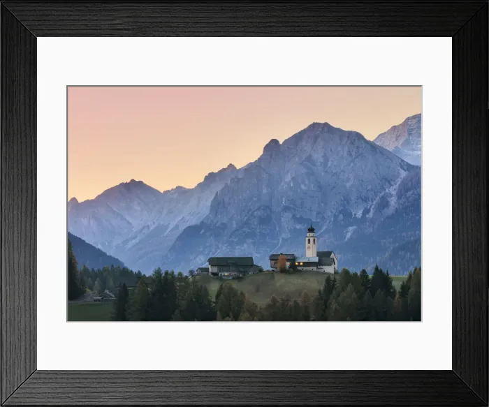 Framed Print : The village of Corte / Curt in the valley of Marebbe / Enneberg, Bolzano, Alto Adige Framed Print : The village of Corte / Curt in the valley of Marebbe / Enneberg, Bolzano, Alto Adige