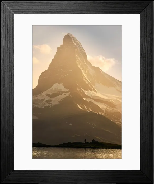 Framed Print : Europe, Switzerland, Zermatt, Stellisee lake, Matterhorn Framed Print : Europe, Switzerland, Zermatt, Stellisee lake, Matterhorn
